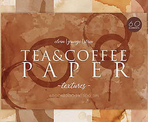 60 Tea&Coffee Stain Textures