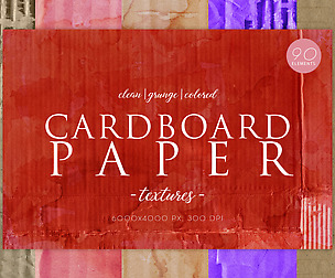 90 Cardboard Paper Textures