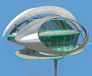 Futuristic Architecture Skyscraper #06