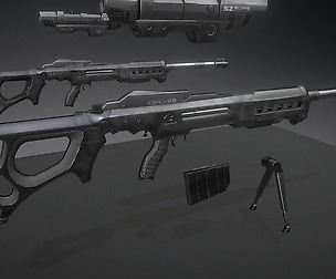 KSR-28 Sci-Fi Sniper Rifle