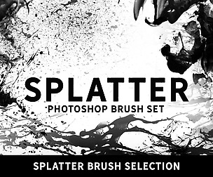 Splatter brush selection