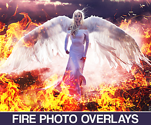 Fire Overlays, Fire Photo Overlays, Flame overlays