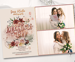 Mother's Day Digital Photoshop Template
