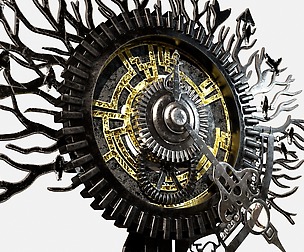 industrial clock