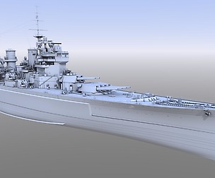 BATTLESHIP HMS PRINCE OF WALES