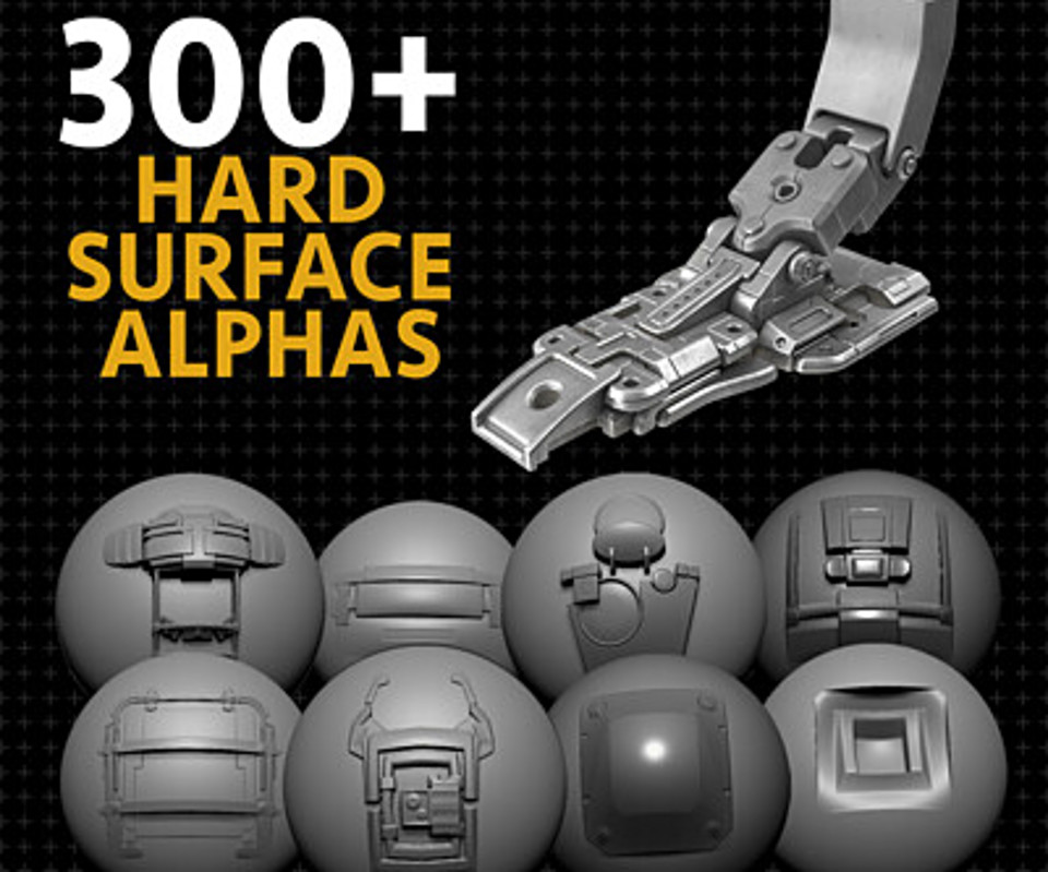300+ Hard Surface Alphas Demo Video