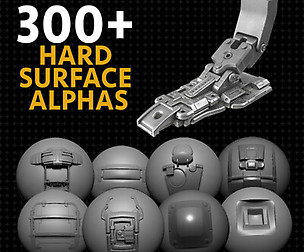 300+ Hard Surface Alphas  Demo Video