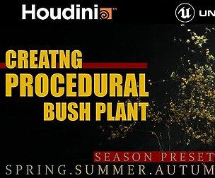 Houdini Tutorial Procedural Plant in UE4