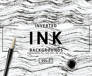 Inverted Black Ink Backgrounds 2