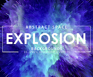 Space Explosion Backgrounds