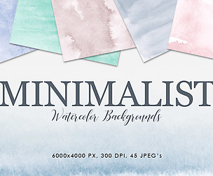 Minimalist Watercolor Backgrounds