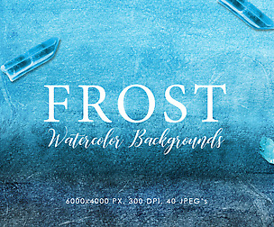 Frost Watercolor Backgrounds