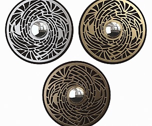 Round Mirror by Roberto Cavalli