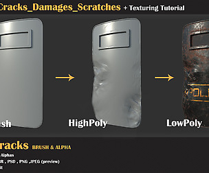 24 MetalCracks_+Texturing Tutorial