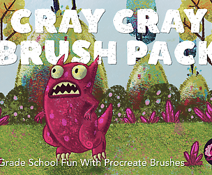 Procreate Cray Cray Brush Pack