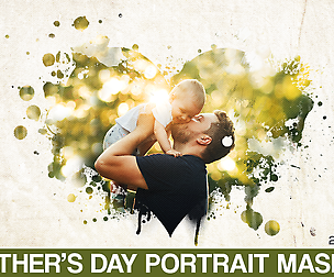 Father's Day Watercolor Masks