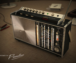 Vintage Radio Panalina Satellit