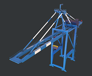 PBR Quayside Container Crane V1 - Blue White