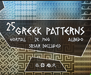 25 Greek Patterns (x25 SBAR Included)