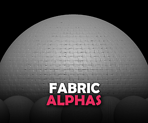 10 Fabric Alphas (ZBrush, Substance, 2K)