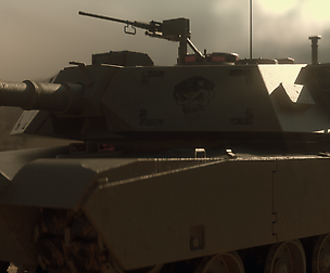 Tank Low-Poly Model | Octane scene | UDIMM 32k