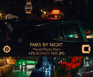 Paris By Night - Mood Photo Pack