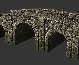 Medieval stone bridge