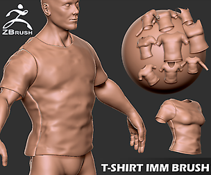 T-Shirts IMM Brush (ZBrush)