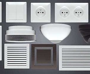 Electric socket and other 3d props