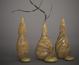 Decorative old vases