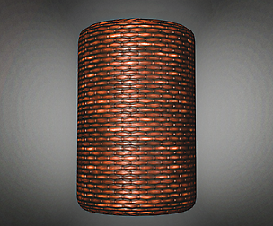 Stylized Wicker 4k Material