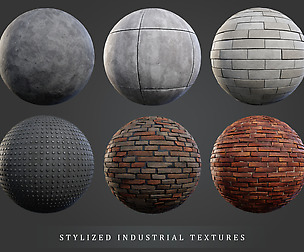 Stylized Industrial Pack Texture