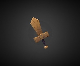 Stylized Wooden Sword