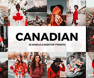 20 Canadian Lightroom Presets and LUTs
