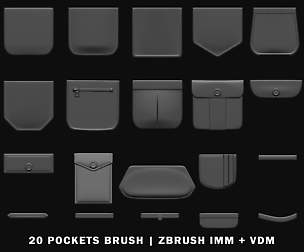 Pockets - zBrush IMM VDM