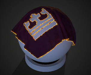 Burning Cloth Smart material