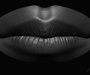 Realistic Lips Female