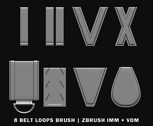 Belt Loops - zBrush IMM VDM