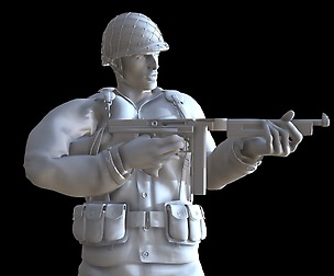 US Soldier WW2 3d printable