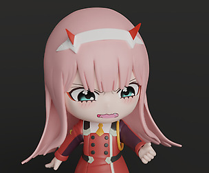 Chibi Zerotwo - 3D Printable