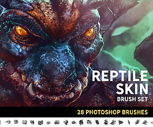 Reptile Skin Brush set for Photoshop