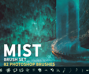 Mist Photoshop brush set