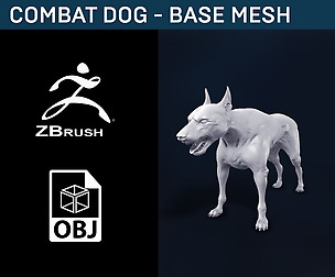 Combat Dog - Base Mesh