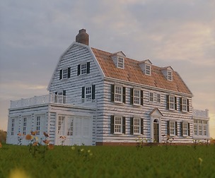 Amityville House PBR realistic game ready