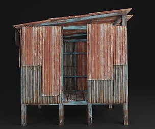 SLUM SHACK HOUSE REALISTIC OLD