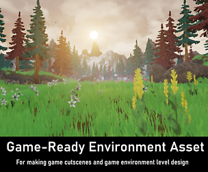 Pine Forest & Grassland Asset Pack
