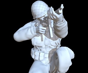 US Soldier WW2 printable
