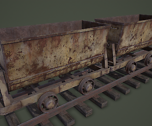 Mine Trolley PBR