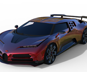 Bugatti Centodieci 2020 3D model