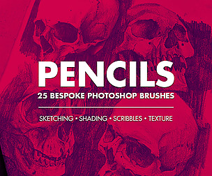 Pencil Brush Set for Photoshop